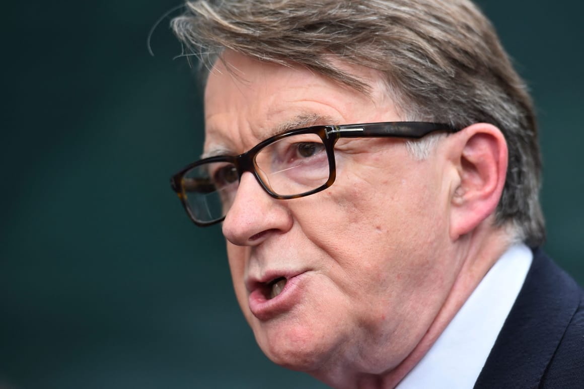 EU anti-fraud watchdog investigates Peter Mandelson