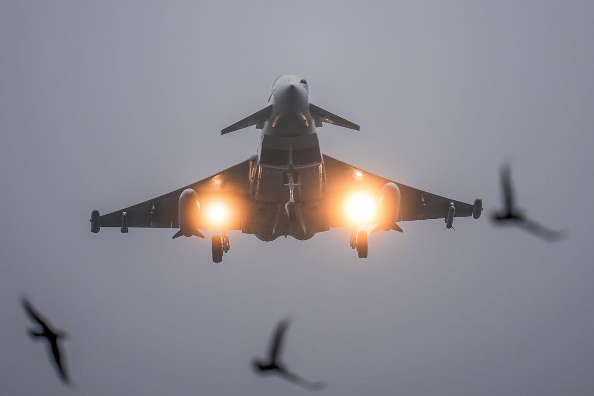 British jets scrambled as Russian drone debris crashes on Romanian territory