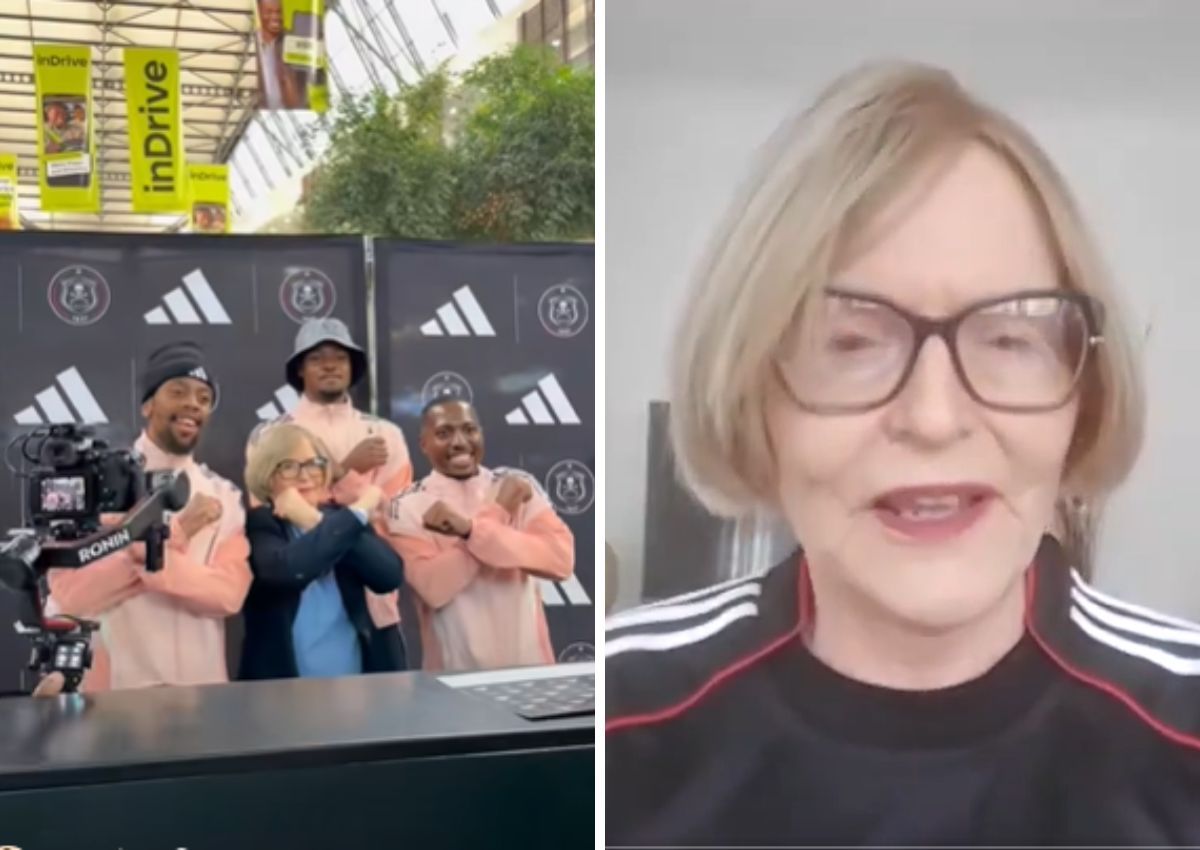 Once and always? Helen Zille gets love from Orlando Pirates players