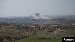 Lebanese Authorities Say At Least 14 Killed In Israeli Air Strikes