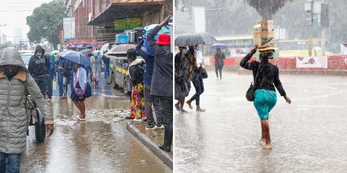 Kenya Met Warns of Heavy Rains in Nairobi, Other Regions This Week