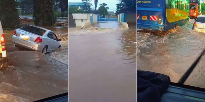 Heavy Traffic Along Mombasa Road as Overnight Rains Paralyse Nairobi