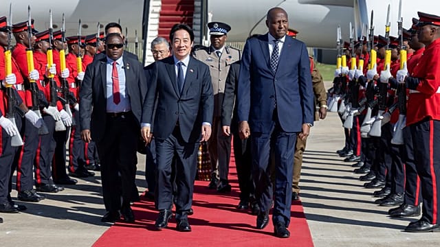 Taiwan’s Lai makes Eswatini visit despite travel disruption