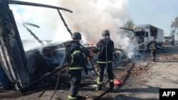 Forty Children On Bus In Ukraine Narrowly Escape Russian Drone Strike