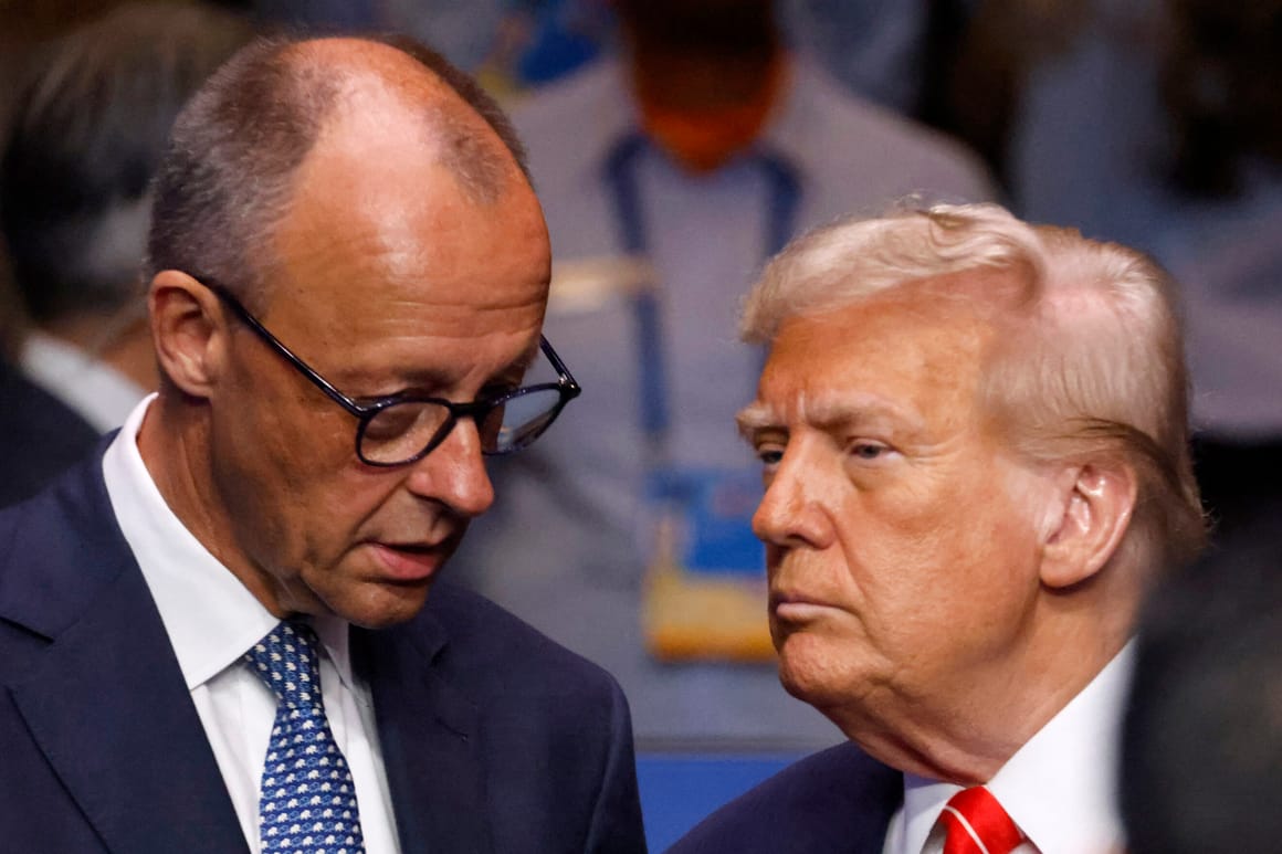 Merz’s strategy for dealing with Trump’s anger: Tell him he’s right