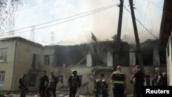 Russian Drone Hits Ukrainian Kindergarten; Kyiv Accuses Moscow Of Flouting Cease-Fire