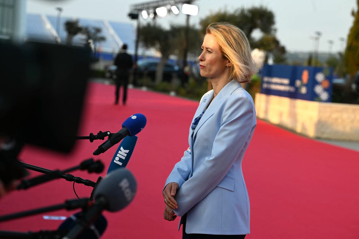 Kallas proposes doubling EU defense funding for Moldova