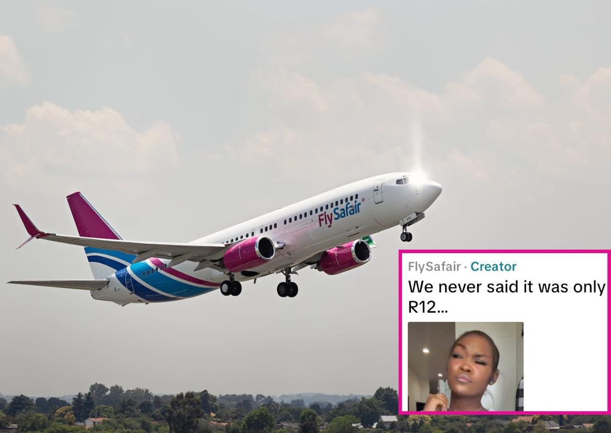 FlySafair claps back at ticket ‘sale’ criticism: ‘We never said it’s only R12’
