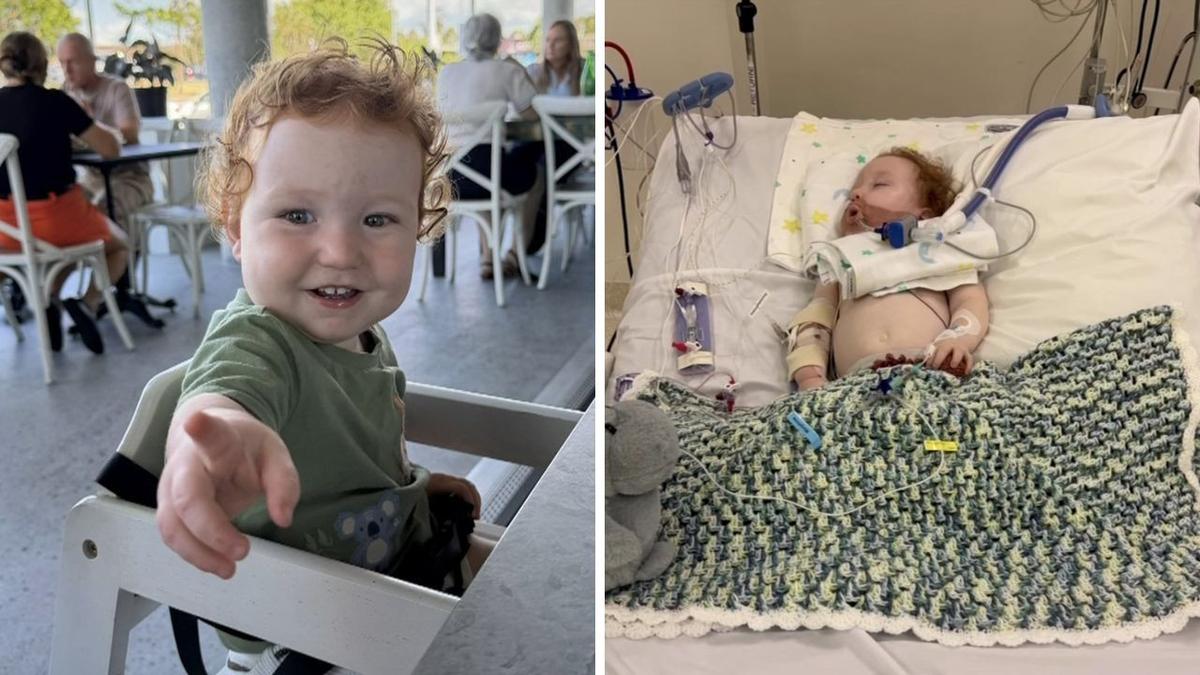 Gold Coast toddler breathing on his own again after toxic cake decorating powder left him in induced coma