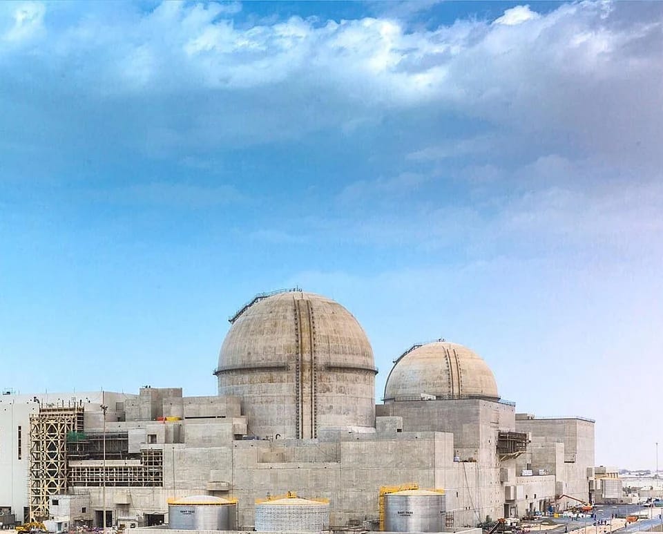 Fire sparked after drone strike at UAE nuclear plant