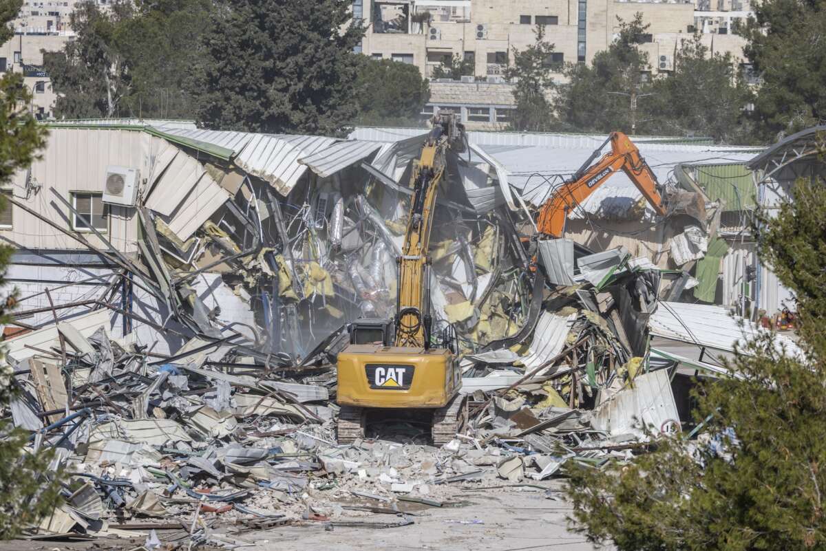 Israel Announces Plan to Build Military Complex at UNRWA Site It Bulldozed