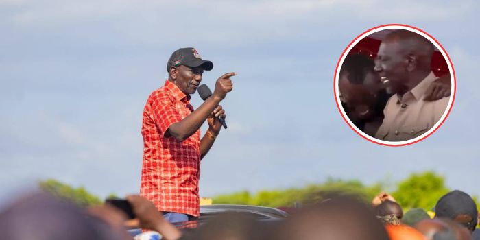 Security Breach as Civilian Storms Ruto’s Podium in Kilifi