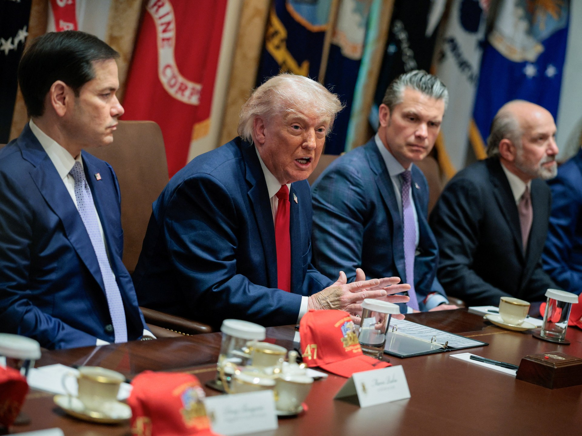 Trump says no one will control Strait of Hormuz