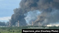 Ukrainian Drones Target Russian Refinery In Latest Attack Deep Inside Russia