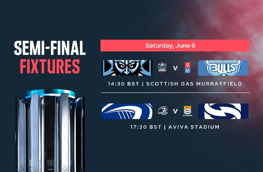 URC semi-final lineup confirmed: Blockbuster showdowns take centre stage