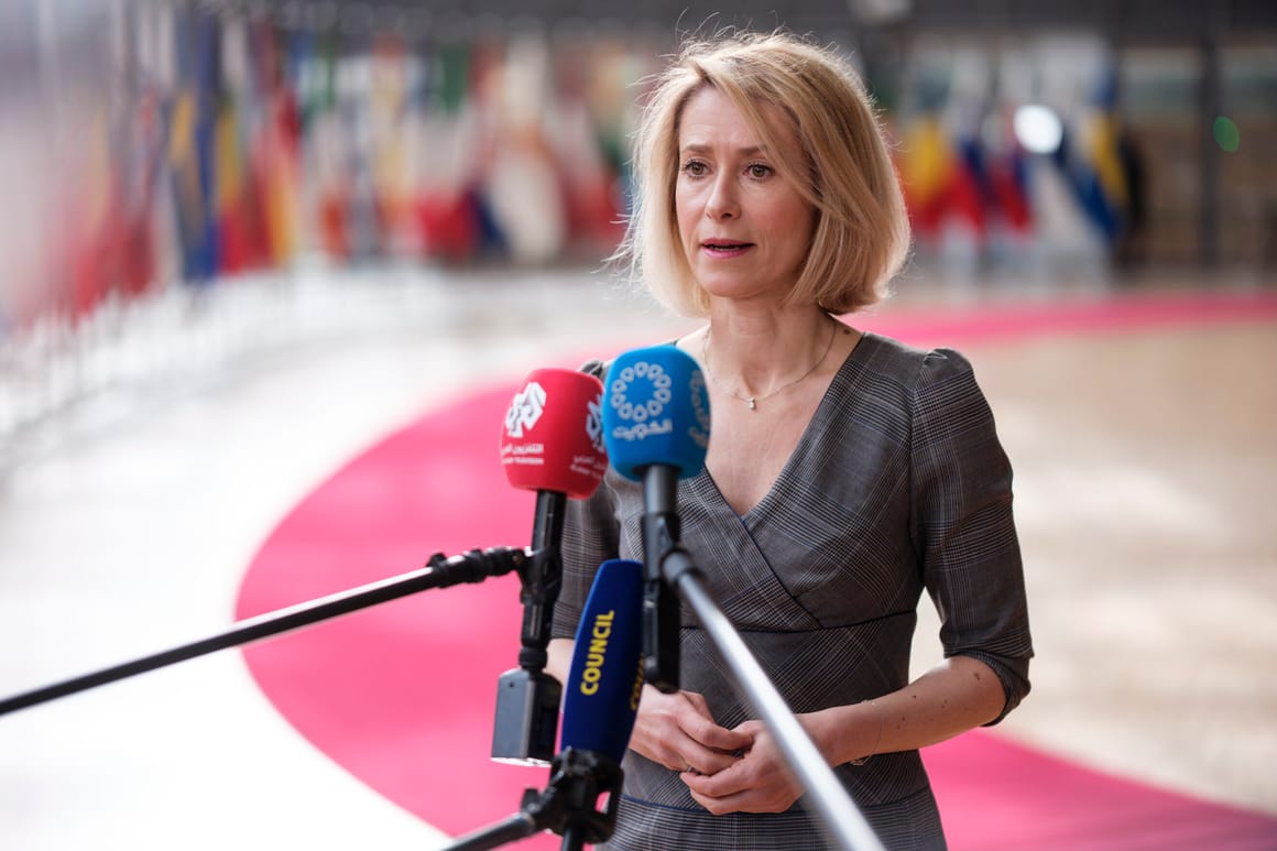 Kaja Kallas pitches role for EU in Iran ceasefire talks