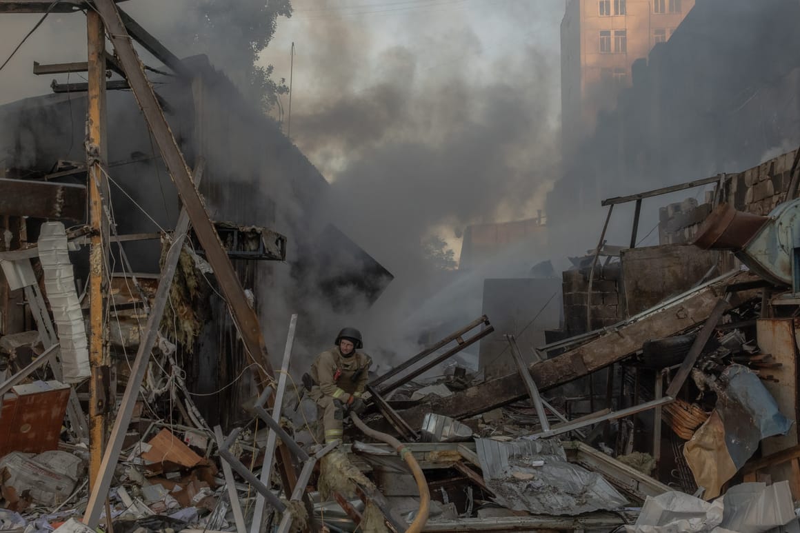 Massive Russian air attack on Ukraine kills at least 12 people
