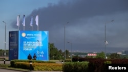 Ukraine Attacks Energy, Military Sites In St. Petersburg Ahead Of Russia’s Economic Forum