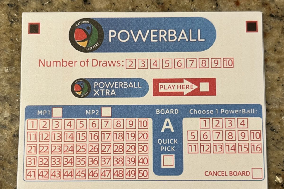 The PowerBall and PowerBall XTRA results for Friday, 5 June 2026
