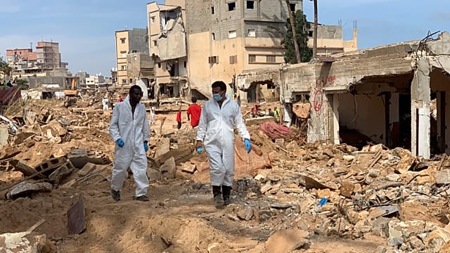 Libya presses on rebuilding flood-ravaged Derna but trauma persists