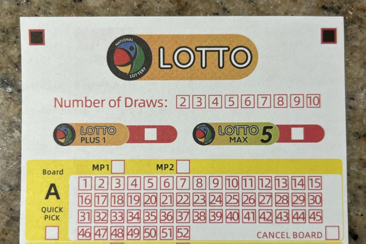 The Lotto and Lotto Plus 1 and Lotto 5 Max results for Saturday, 6 June 2026