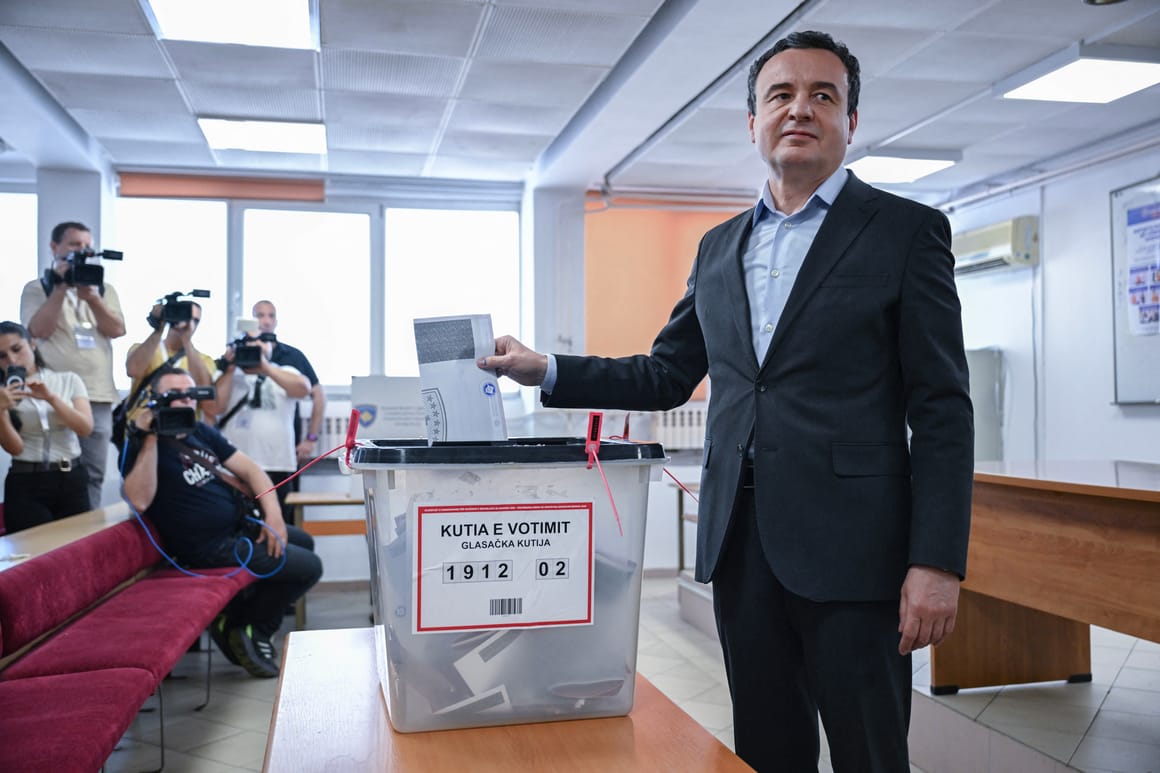 Kosovo PM’s party on track to win third election in 18 months