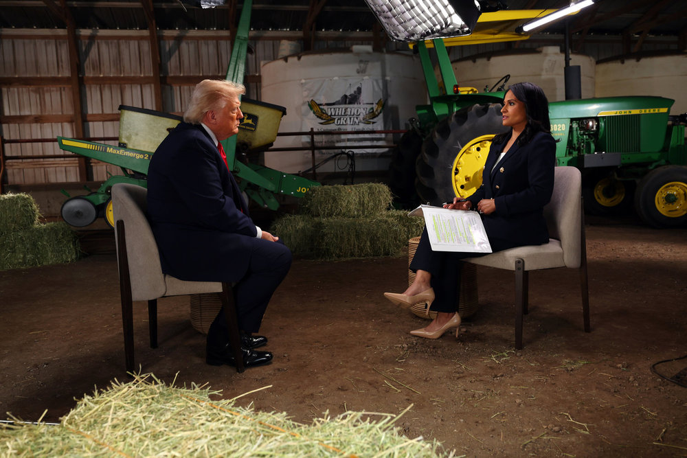 Trump attacks NBC journalist, then abruptly ends the interview