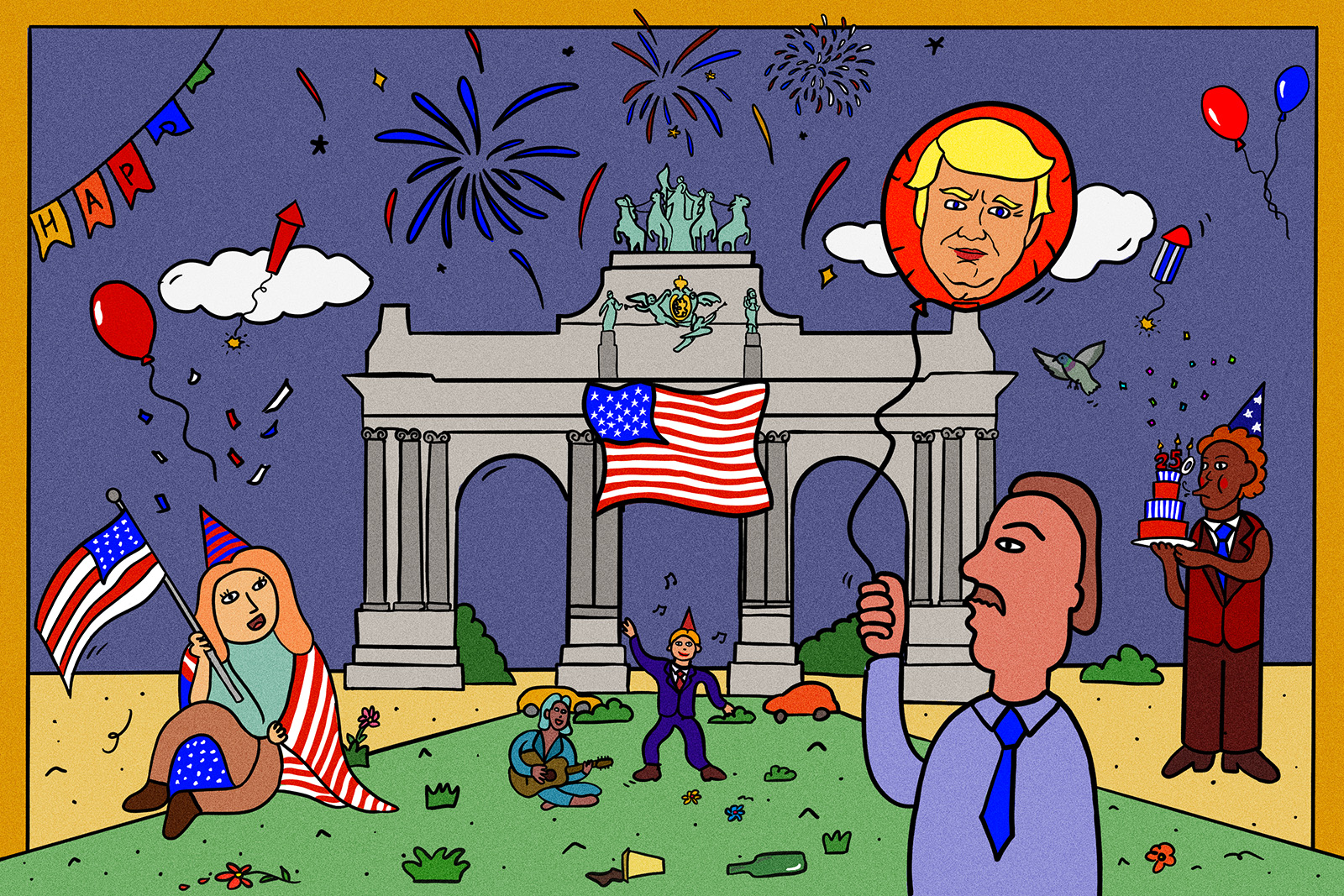 How the US embassy’s mega bash became the hottest ticket in Brussels