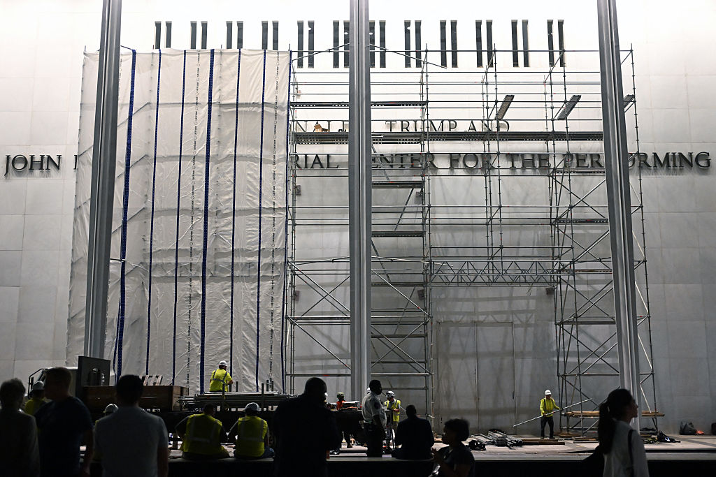 A name comes down: Trump’s name removed from Kennedy Center overnight