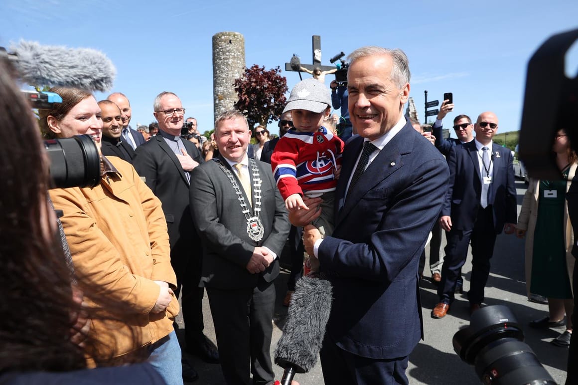 Canada’s Carney charmed by Irish county filled with dozens of cousins