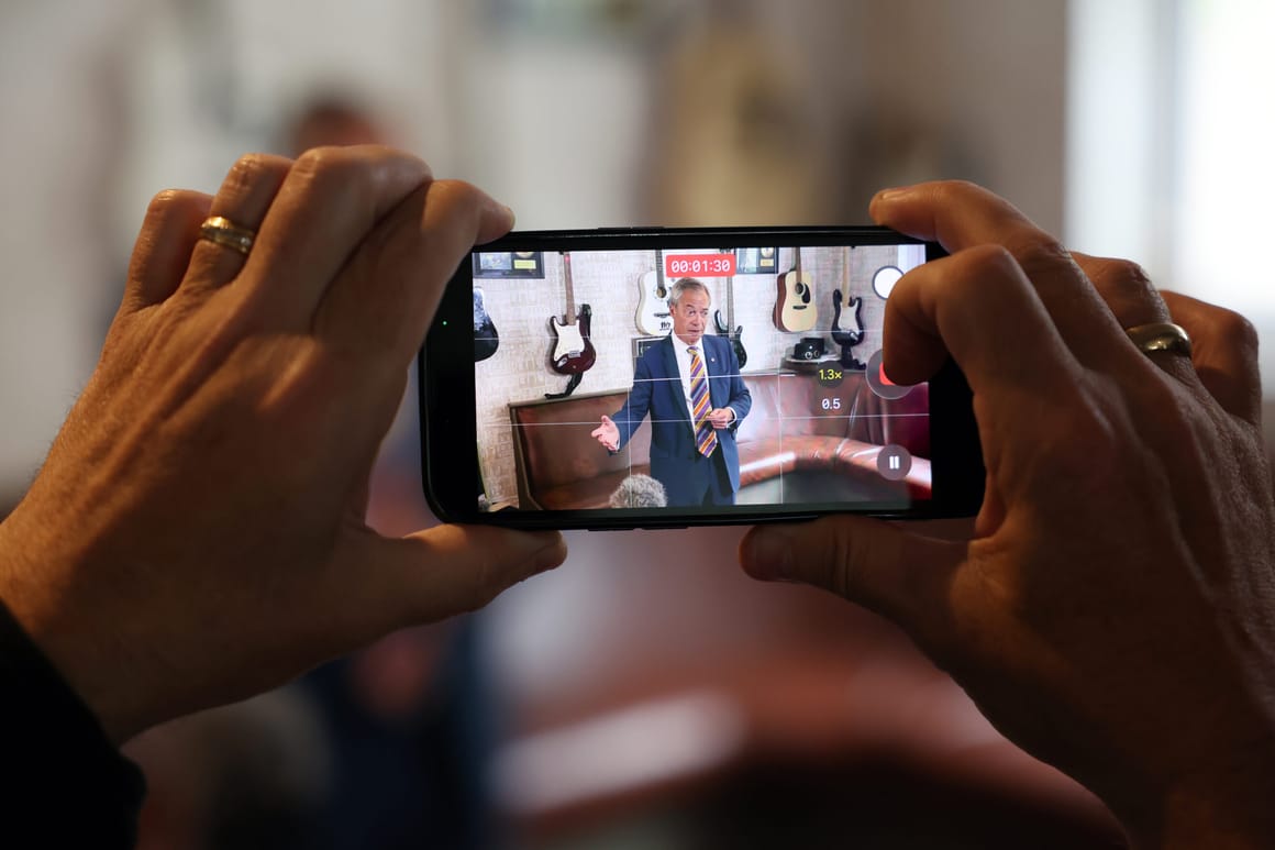 Farage and Corbyn are out in front on TikTok, new research shows