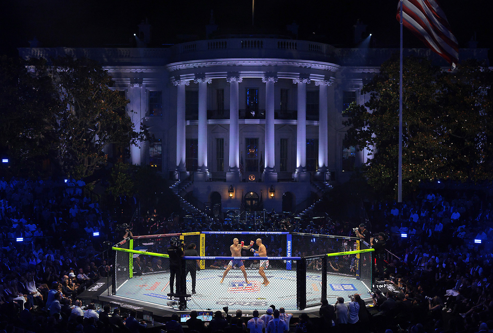 When the White House becomes a fight club