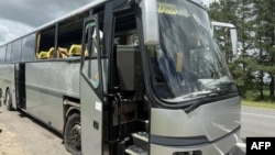 Ukraine Denies Russian Claims Of Strike On Bus Carrying Belarusian Children