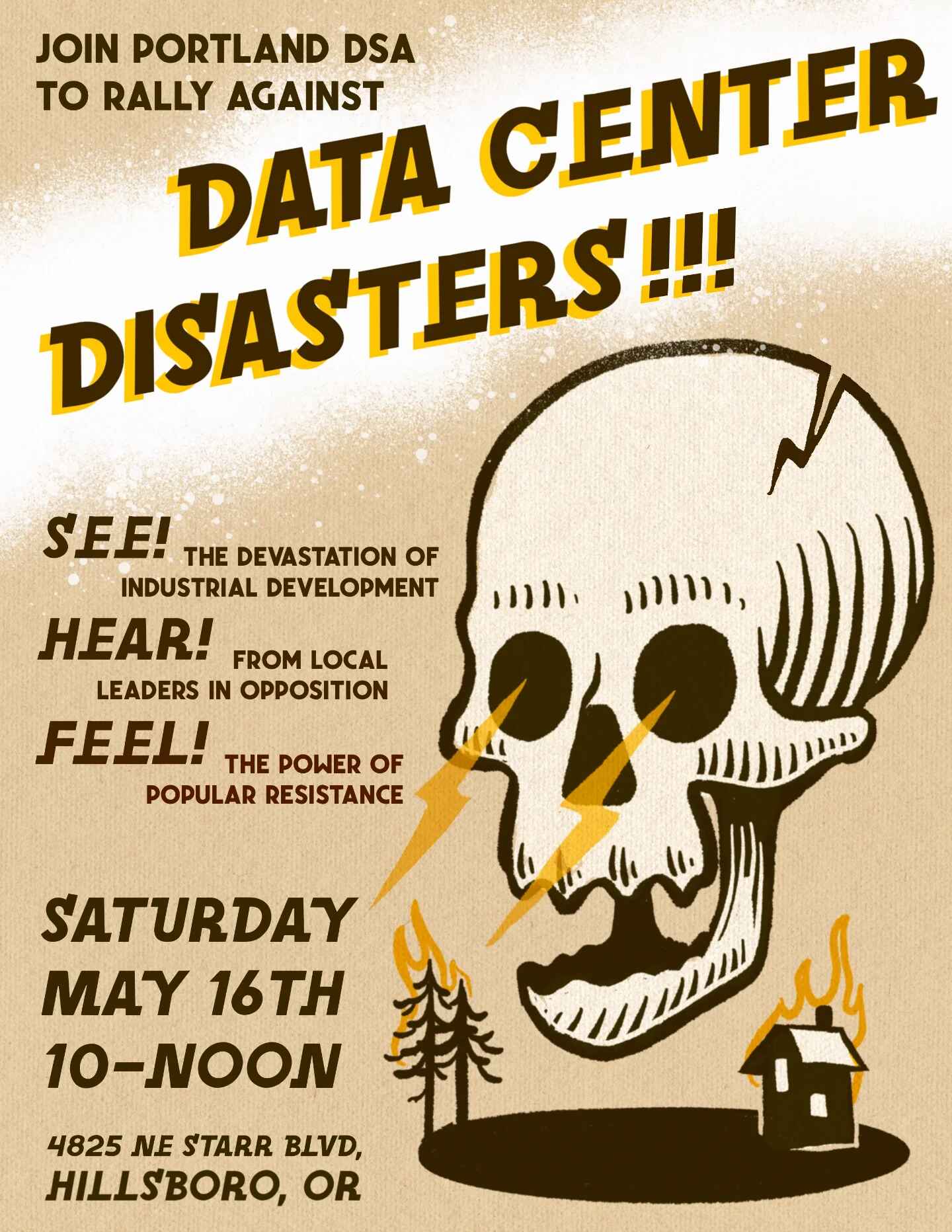 Portland DSA Organizes Against Data Centers