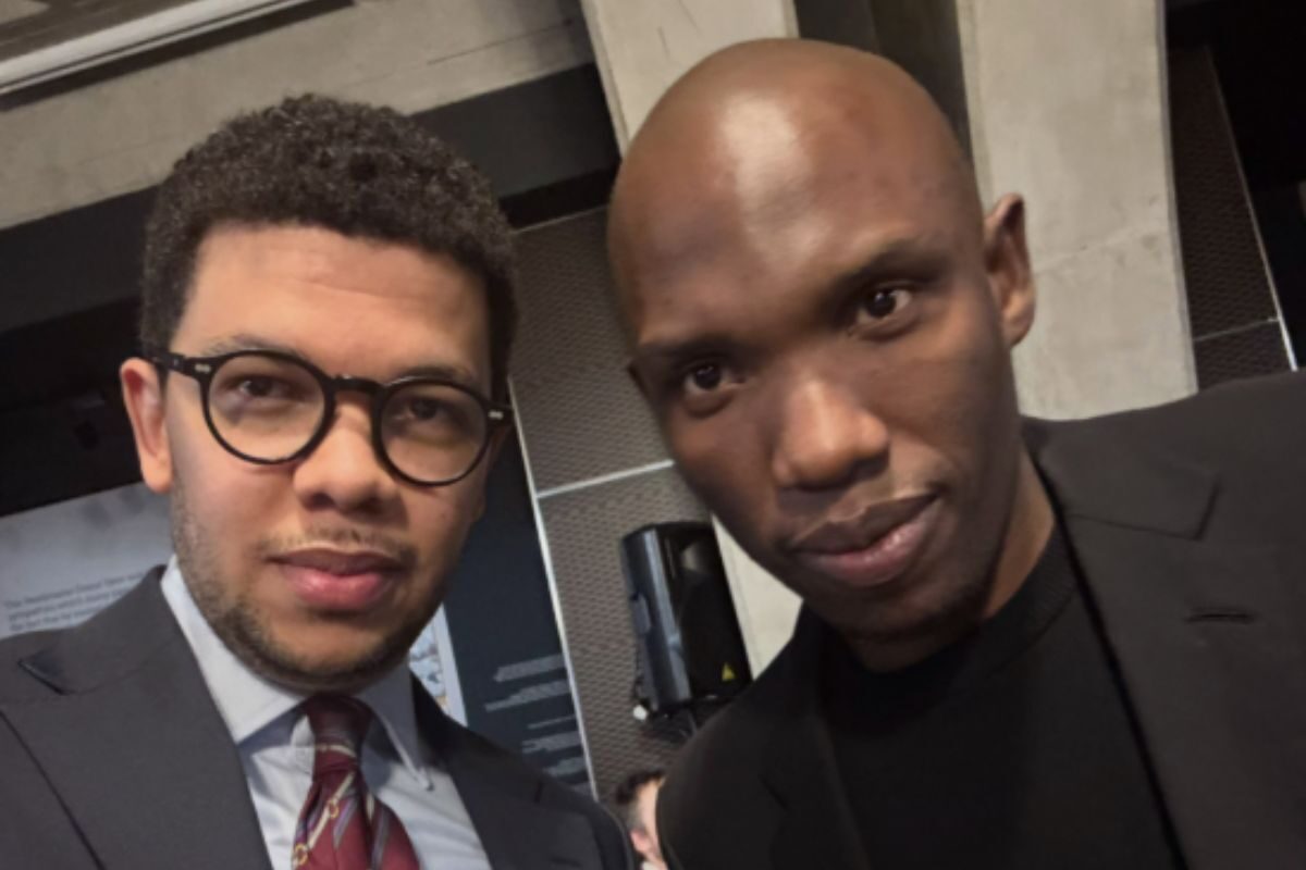 Sizwe Mpofu-Walsh marks 20th school reunion with Sim Dope and friends! [photos]