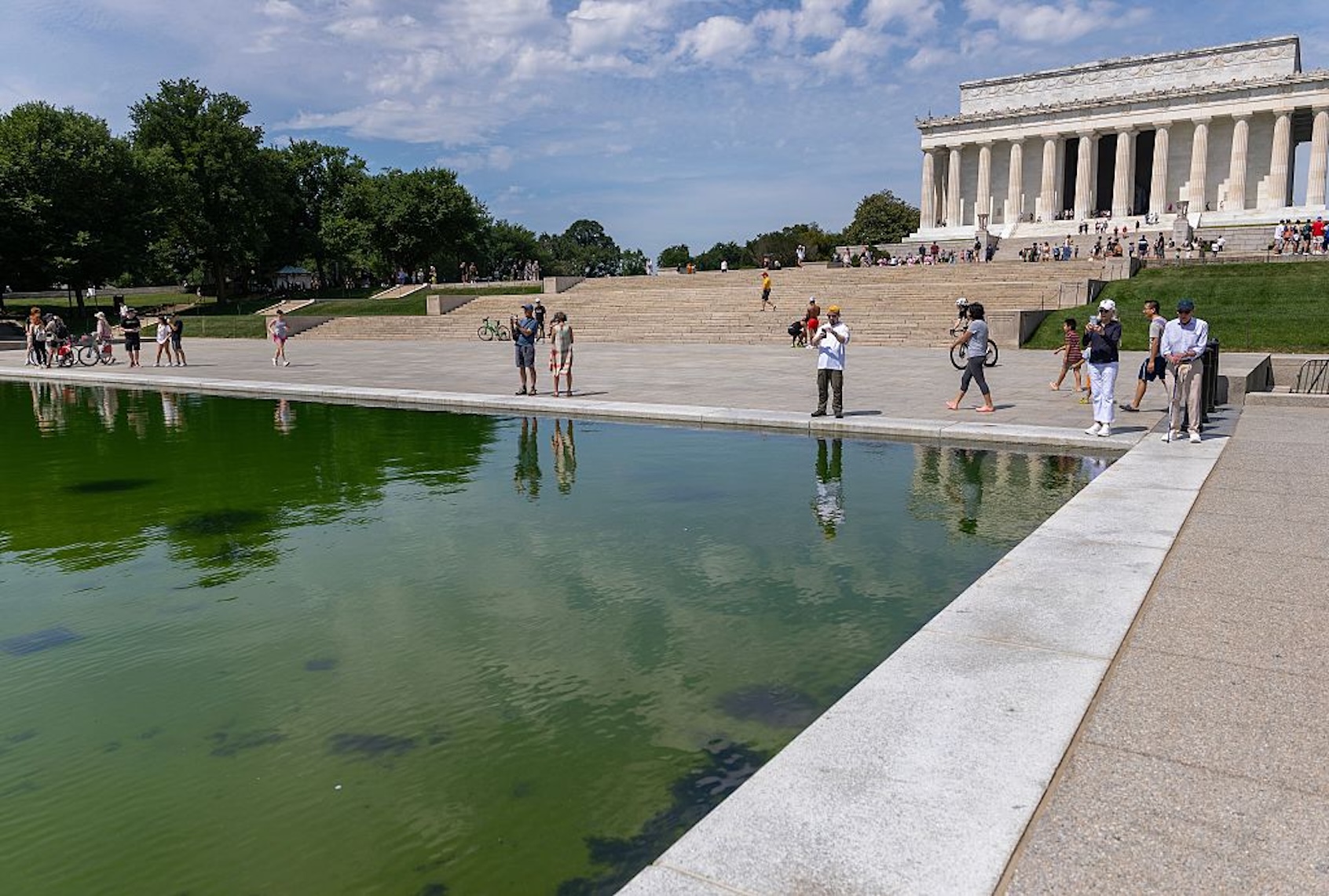 Why MAGA buys Trump’s Lincoln Memorial Reflecting Pool hoax