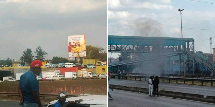 Panic on Outering Road as Suspected Goons Rob Motorists, Stone Vehicles