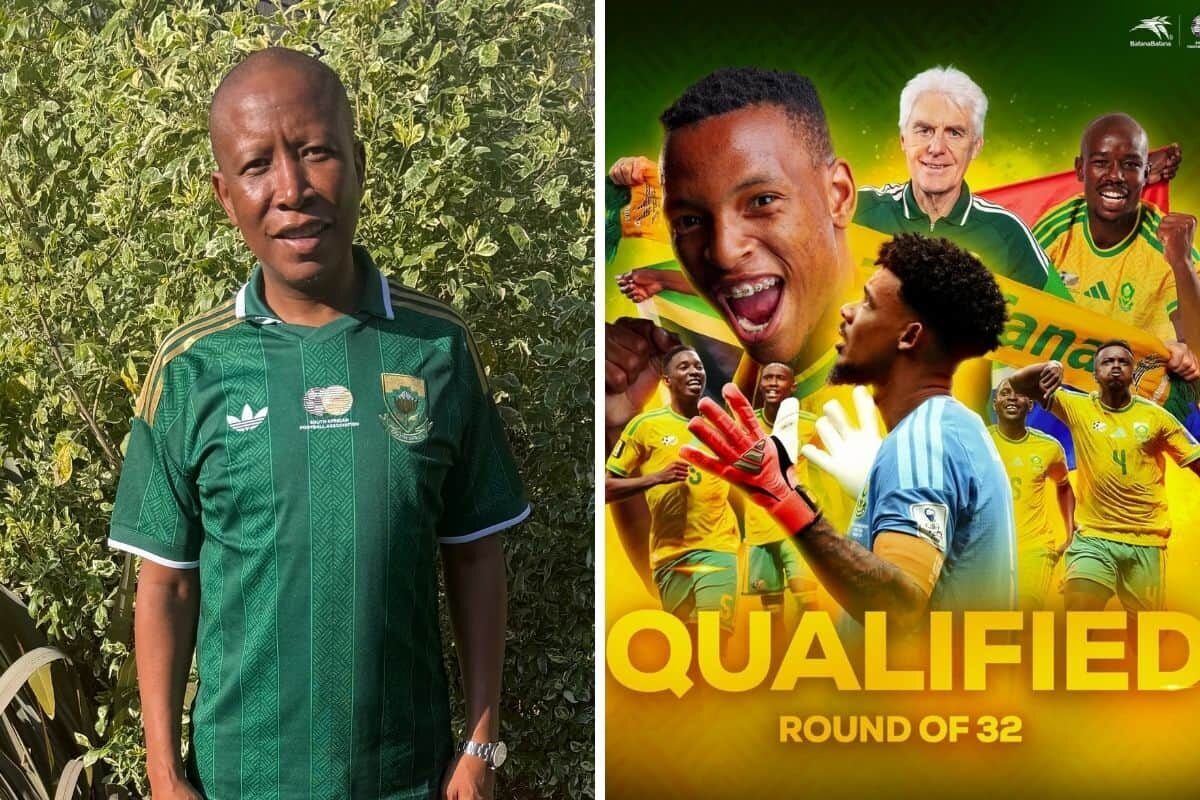 Malema calls for ‘peace, unity, love’ amid Bafana’s match