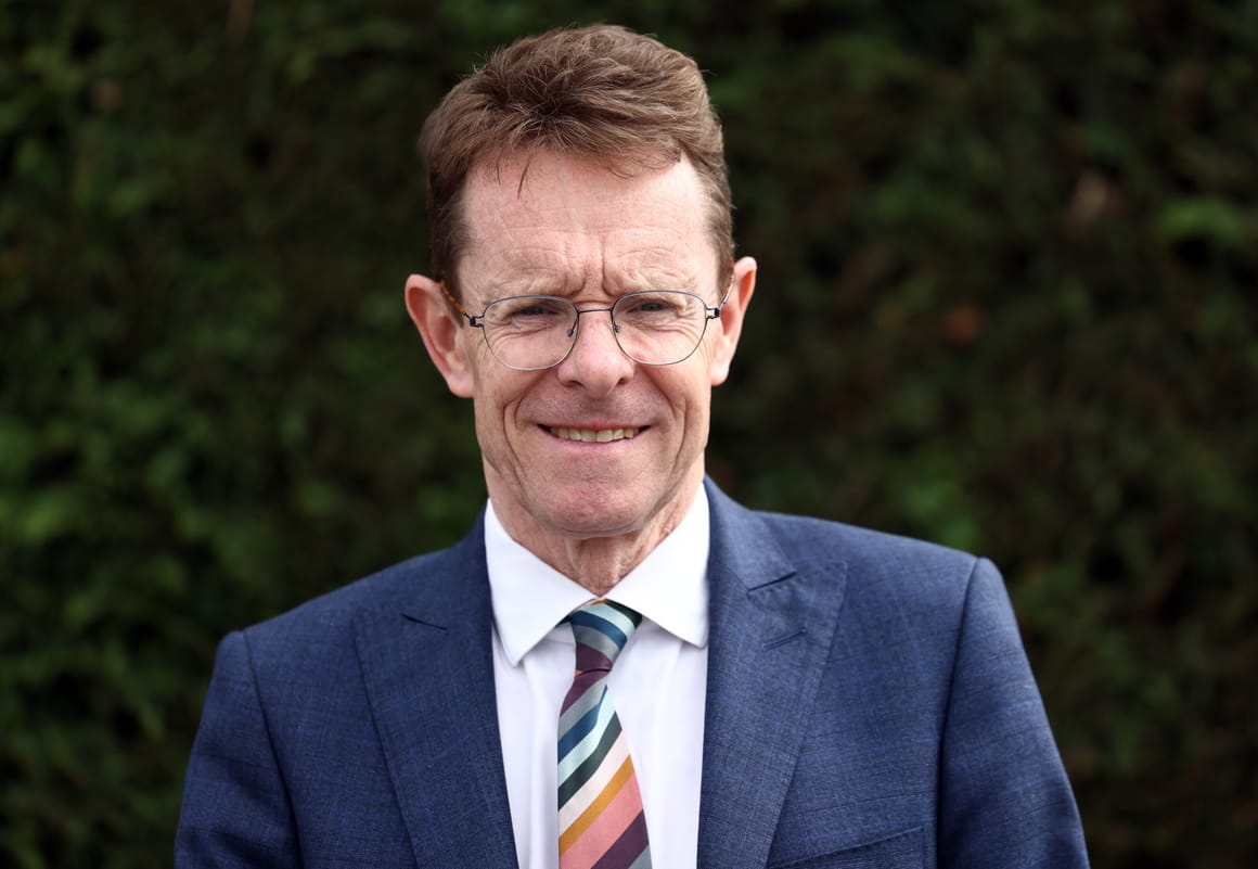 Conservative ex-mayor Andy Street in the running to oversee Britain’s nationalized railways