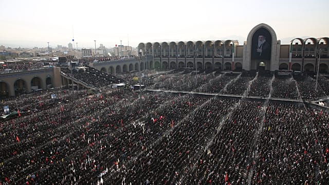 Large crowds of mourners attend slain supreme leader’s funeral in Tehran