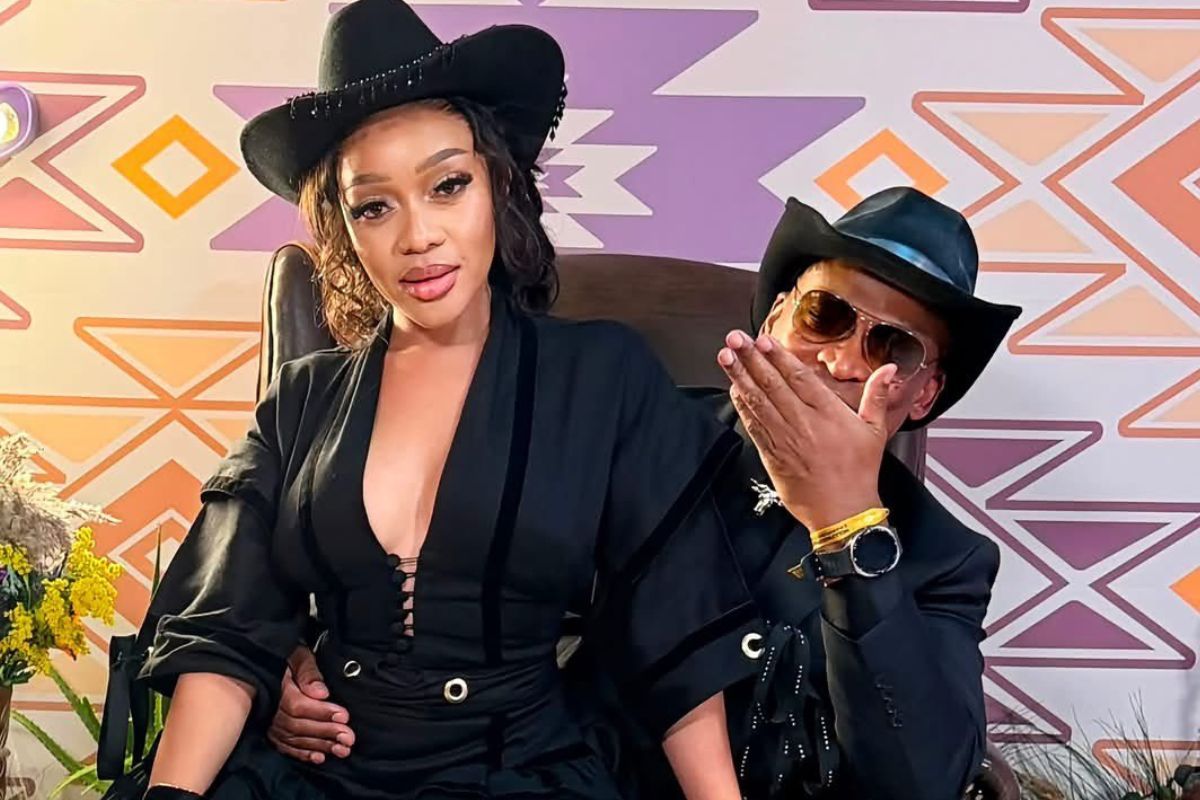 Thando Thabethe claps back at trolls over age gap with Robert Marawa