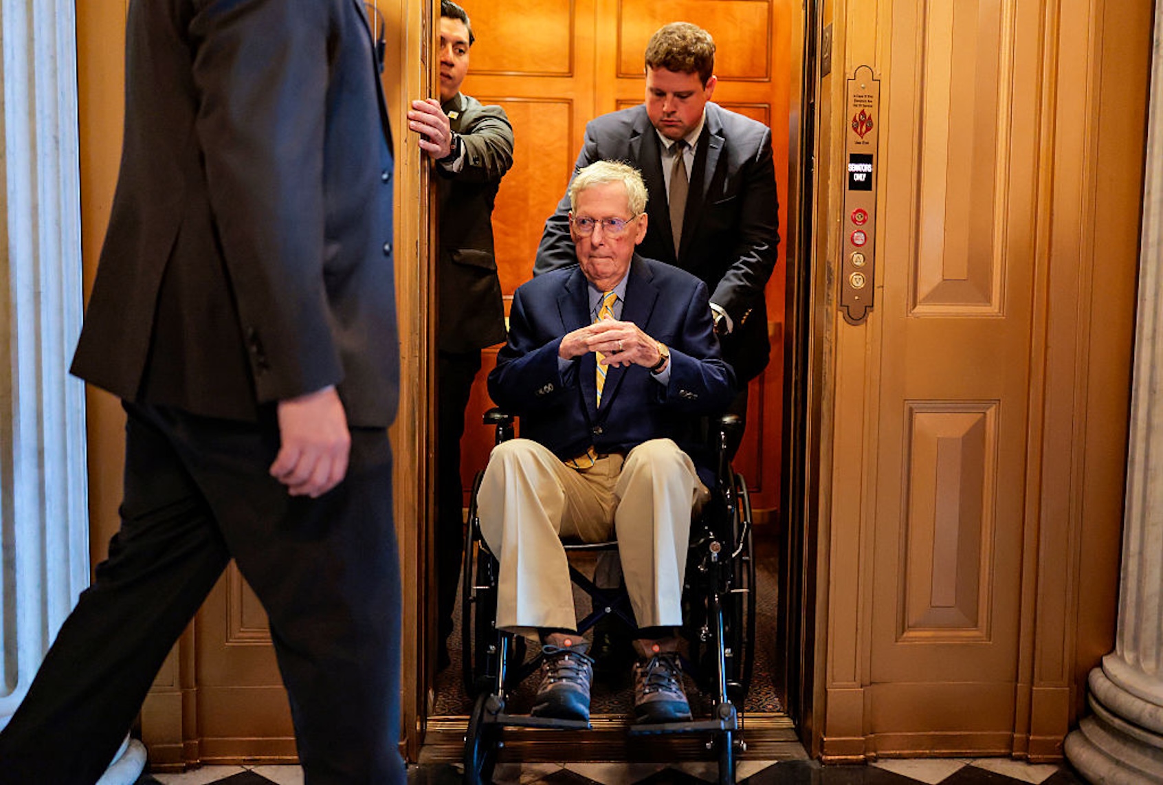 MAGA media consumed by Mitch McConnell health conspiracies