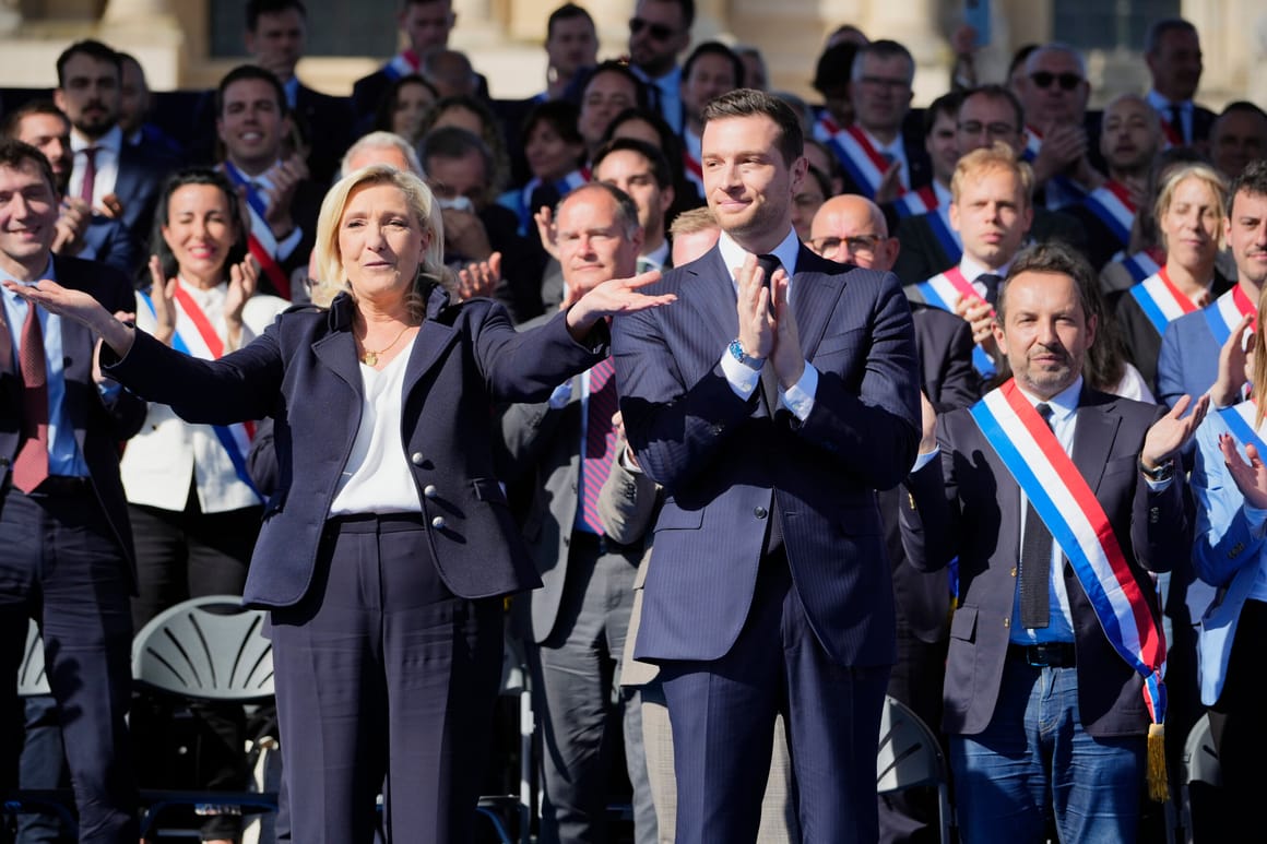 Le Pen’s strategy to win French presidency: Bring Bardella everywhere