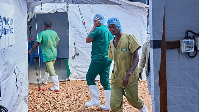 Health workers in DR Congo’s Ebola outbreak go on strike over pay issues