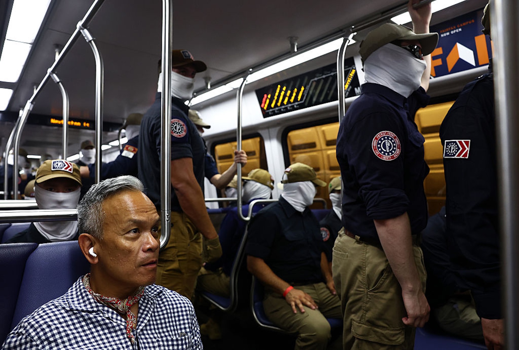 What a subway ride with white supremacists taught me about America