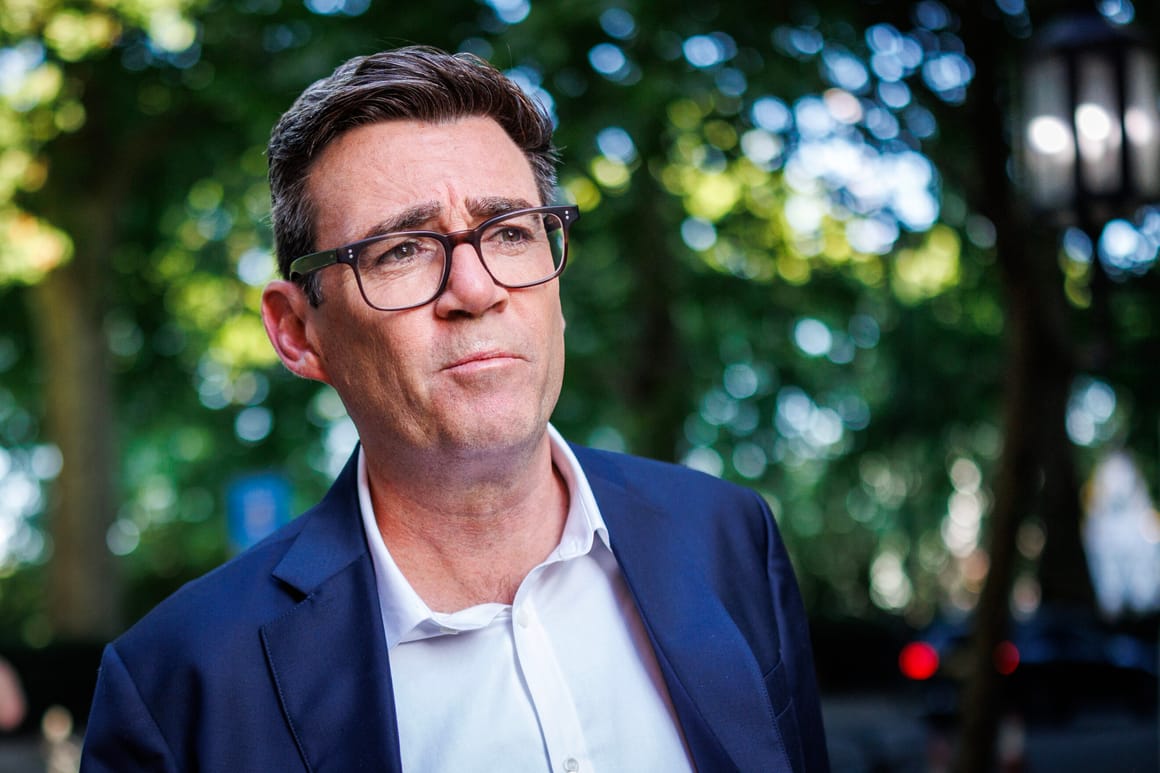 Burnham suits up to battle the Whitehall blob — and neutralize Farage