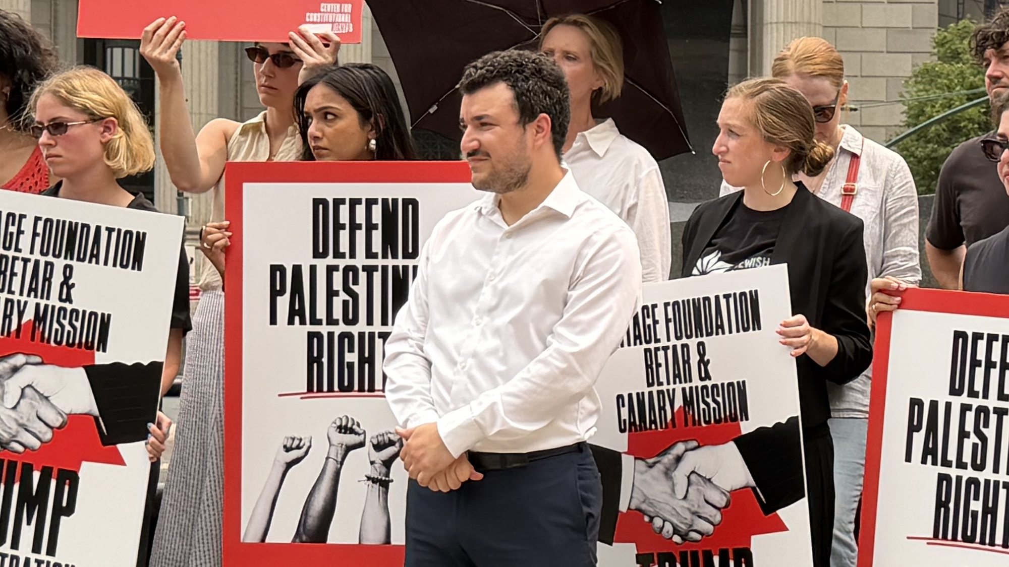 Mahmoud Khalil Is Suing the White House and Heritage Foundation