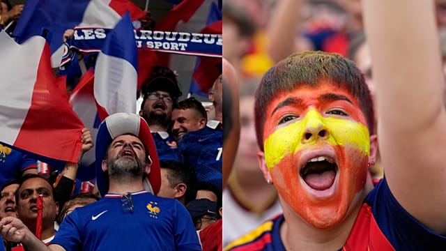 French and Spanish fans pack Texas streets ahead World Cup semi-final