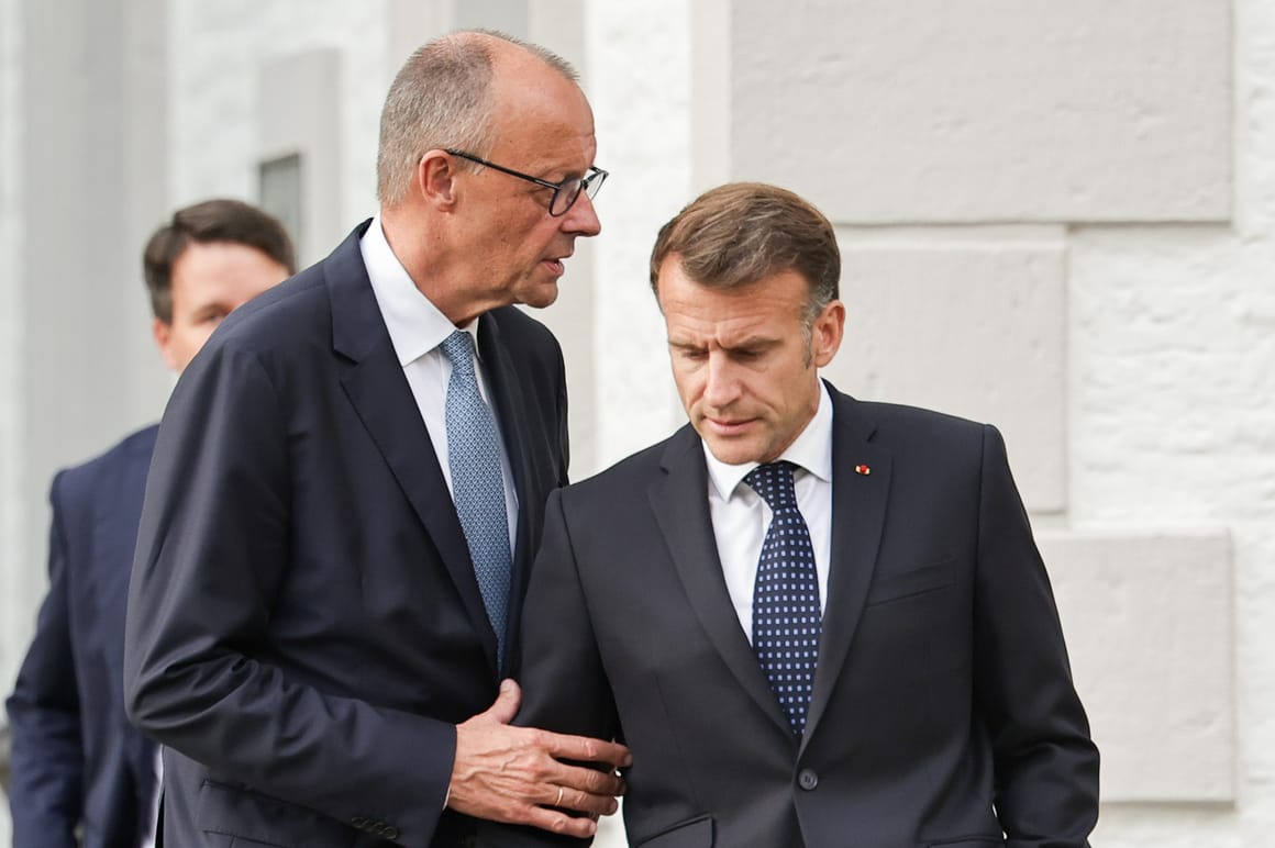 As Le Pen looms, Macron and Merz bid to show Franco-German engine still has clout