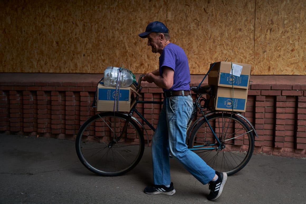 How food delivery works in Ukraine’s ‘killing zone’
